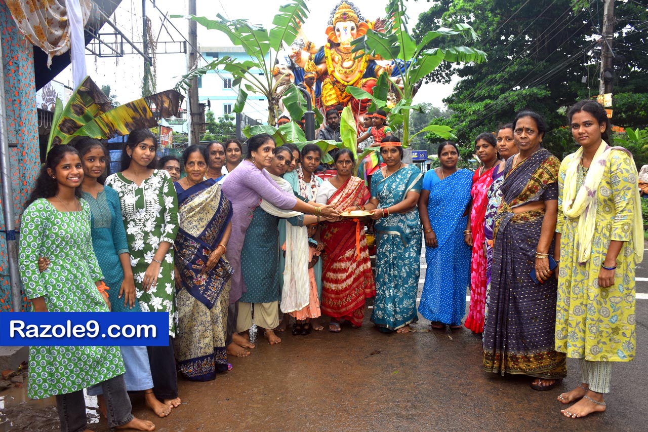 Razole Taluka Ganesh Nimajjanam